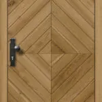 Haustüre aus Altholz